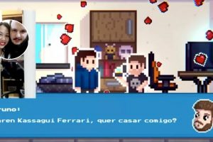 Jovem cria game para pedir namorada em casamento