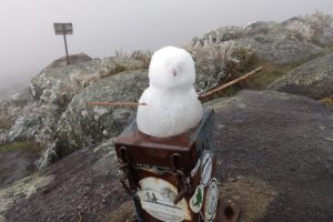 Sul do país amanhece com temperaturas negativas e sob neve