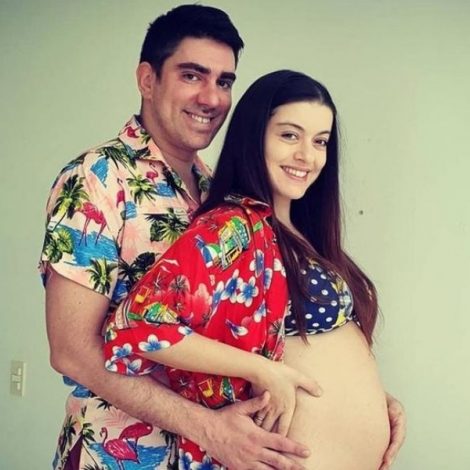 Nasce Alice, primeira filha de Marcelo Adnet e Patrícia Cardoso