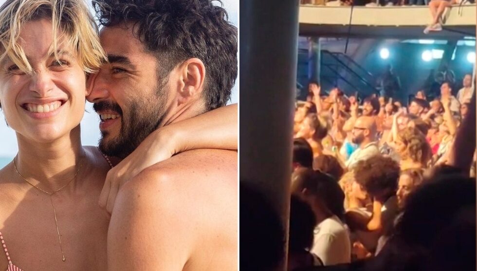 Luisa Arraes, esposa de Caio Blat foi vista aos beijos com filho de Cássia Eller